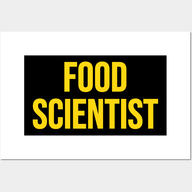 Food Scientist Wall Art by Riel